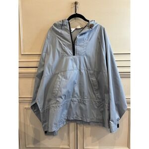 Woolrich Vintage Weather Proof Pullover Hoodie Made In USA XL Womens Cotton Blen